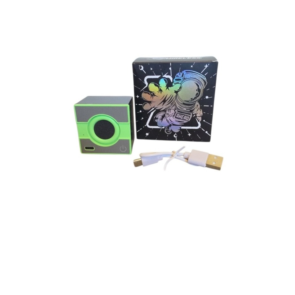 Engine 2024 X1 Wireless Bluetooth Speaker Electric Green Portable Shock‎ Bass